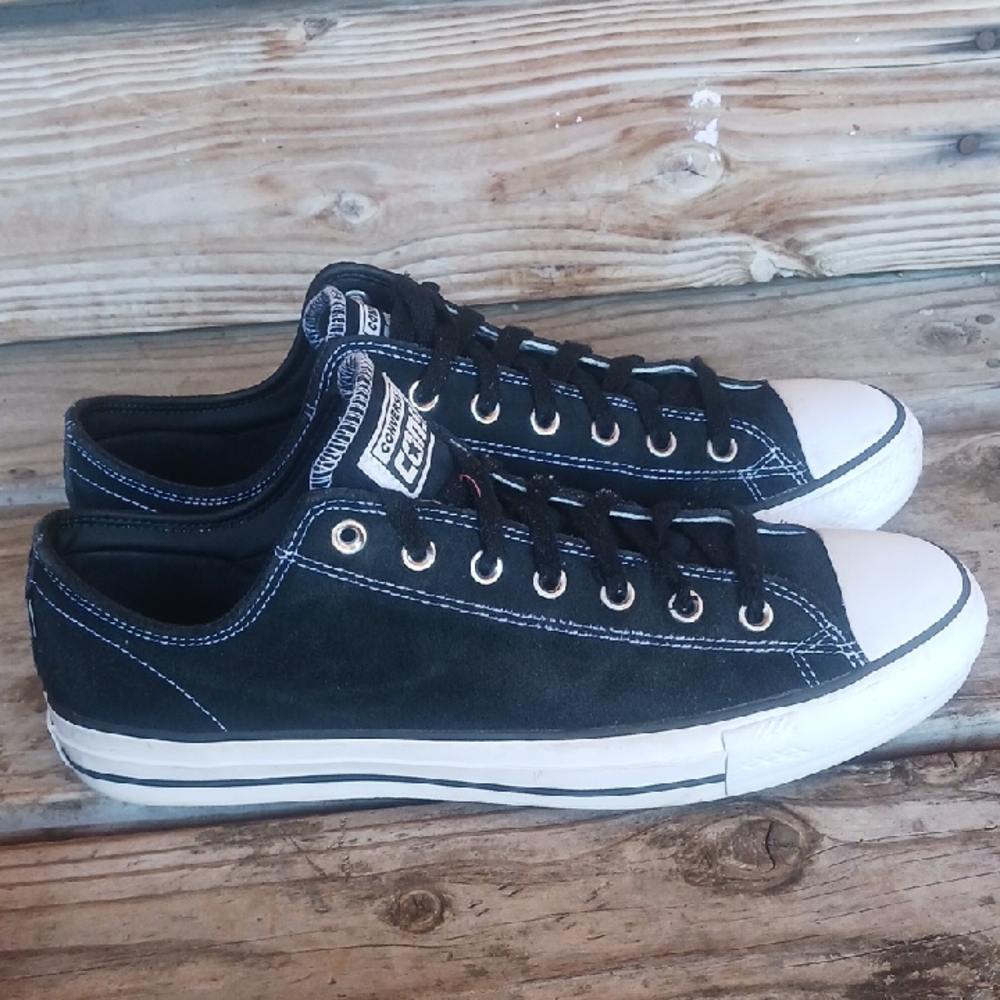 Converse Cons Black and White Canvas Sneakers - Picture 7 of 16